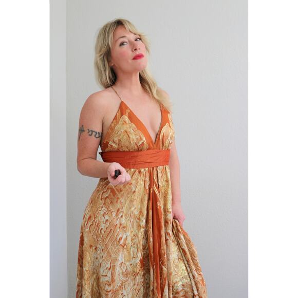 Deadstock Vintage Y2K Nicole Miller Silk Fairy Dress Women's XXS Extra Small XS - Picture 9 of 11